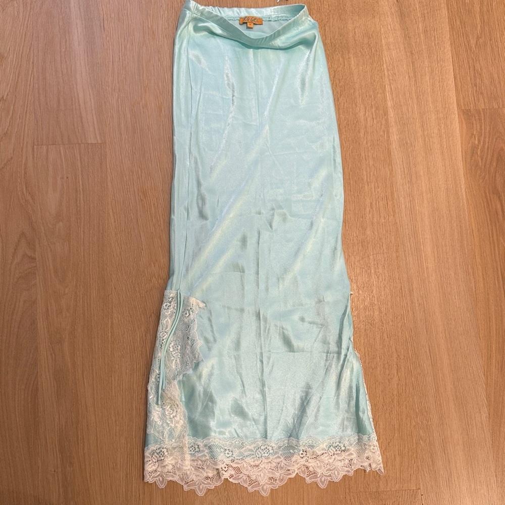 Verge Girl Light Blue Lace Trim Set - Picture 4 of 6